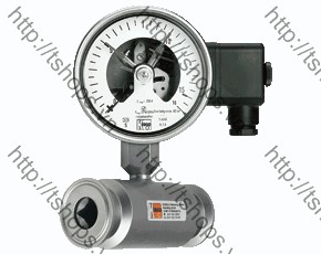 All Stainless Steel Pressure Gauge with In-Line Diaphragm MAN-RF...DRM-502