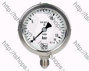 All Stainless Steel Bourdon Tube Pressure Gauges MAN-R