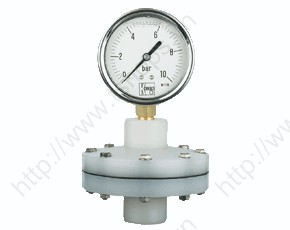 Pressure Gauge with Membrane Diaphragm Seal PVDF MAN-RD..DRM-632