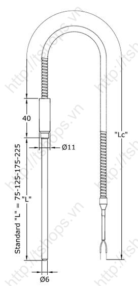 RTD FOR EXHAUST GAS TEMPERATURE MEASUREMENT