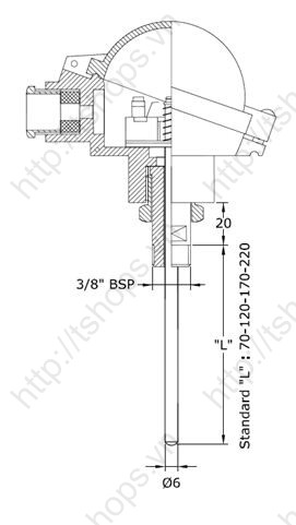 RTD FOR LIQUID TEMPERATURE MEASUREMENTS MRV