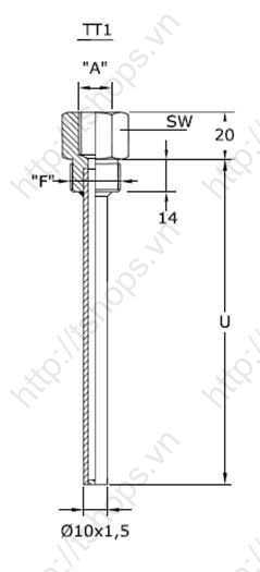 FABRICATED THERMOWELL &BAR-STOCK THERMOWELL TT1-TB1