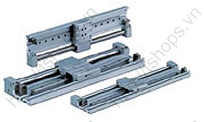 Magnetically Coupled Rodless Cylinder/Low Profile Guide   CY1F 