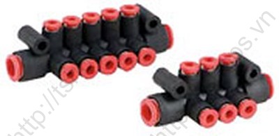 One-touch Fittings Manifold   KM (Applicable tubing: Inch size)