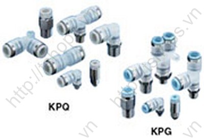 Clean One-touch Fittings for Driving Air Piping   KPQ/KPG 