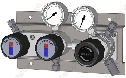 Gas supply panel HP 230 Frontline single stage with internal purging