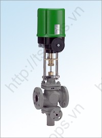 Feed-water control valve with spill back