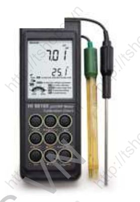 Portable pH/ORP Meter with Calibration Check