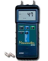 Extech 407910 Heavy Duty Differential Pressure Manometer with PC Interface