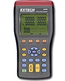  Extech 382090 1,000A 3-Phase Power Analyzer and Datalogger
