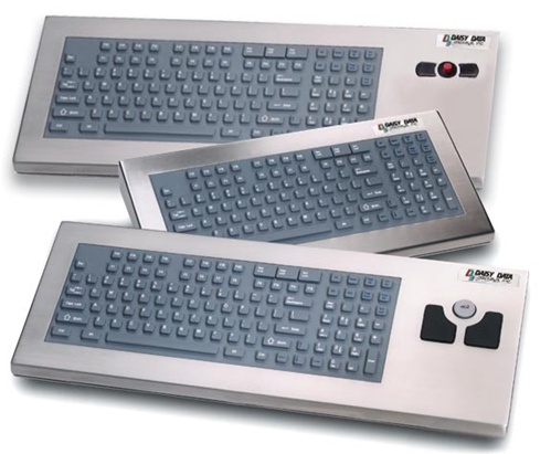 6800 Series Intrinsically Safe 109 Key Full Travel Elastomer Keyboard