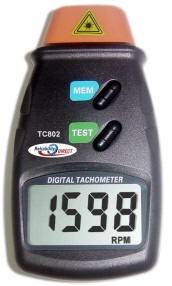 Reliability Direct TC802 Large Display Tachometer