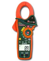 Extech EX810 1,000A AC Clamp Meter/Digital Multimeter with IR Thermometer