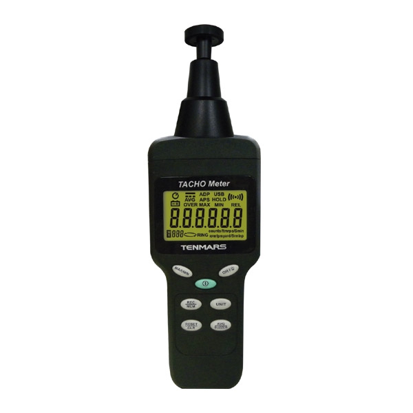 Thiết bị đo tốc độ vòng quay Tenmars TM-4100D (tiếp xúc + không tiếp xúc, có bộ nhớ)