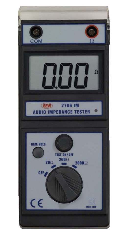 Thiết bị kiểm tra trở kháng âm thanh SEW 2706 IM (0-20 / 0-200 / 0-2000 Ohm)
