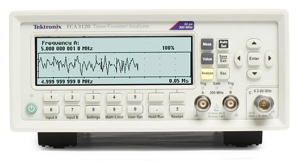 Máy đếm tần Tektronix FCA3000 (300 MHz, 2CH)