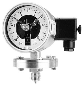 Contact  pressure gauges  with diaphragm  - Industry version,  with or without  filling KMP 20/KMP 20 F  - NS 100, 160