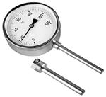 Thermometer  with Bimetal coil  Standard version TB 10 - NS 63, 80 100, 160
