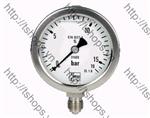 All Stainless Steel Bourdon Tube Pressure Gauges MAN-R