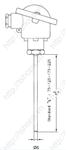 THERMOCOUPLE FOR LIQUID TEMP. MEASUREMENTS MTS