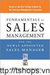 Matthew Schwartz Fundamentals of Sales Management					 