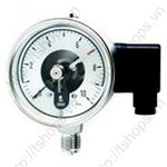 Pressure switch with bourdon tube