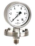 Pressure gauges with diaphragm - stainless steel