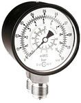 Differential pressure gauges with Bourdon tube with copper alloy  - or stainless steel system