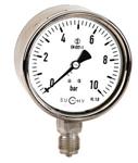 All stainless  steel pressure  gauges for  special safety  with or without  glycerine filling MR 36 /MR 36 F - NS 100, 160