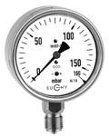 All stainless  steel pressure  gauges with  capsule element MK 30/MK 34 - NS 100, 160